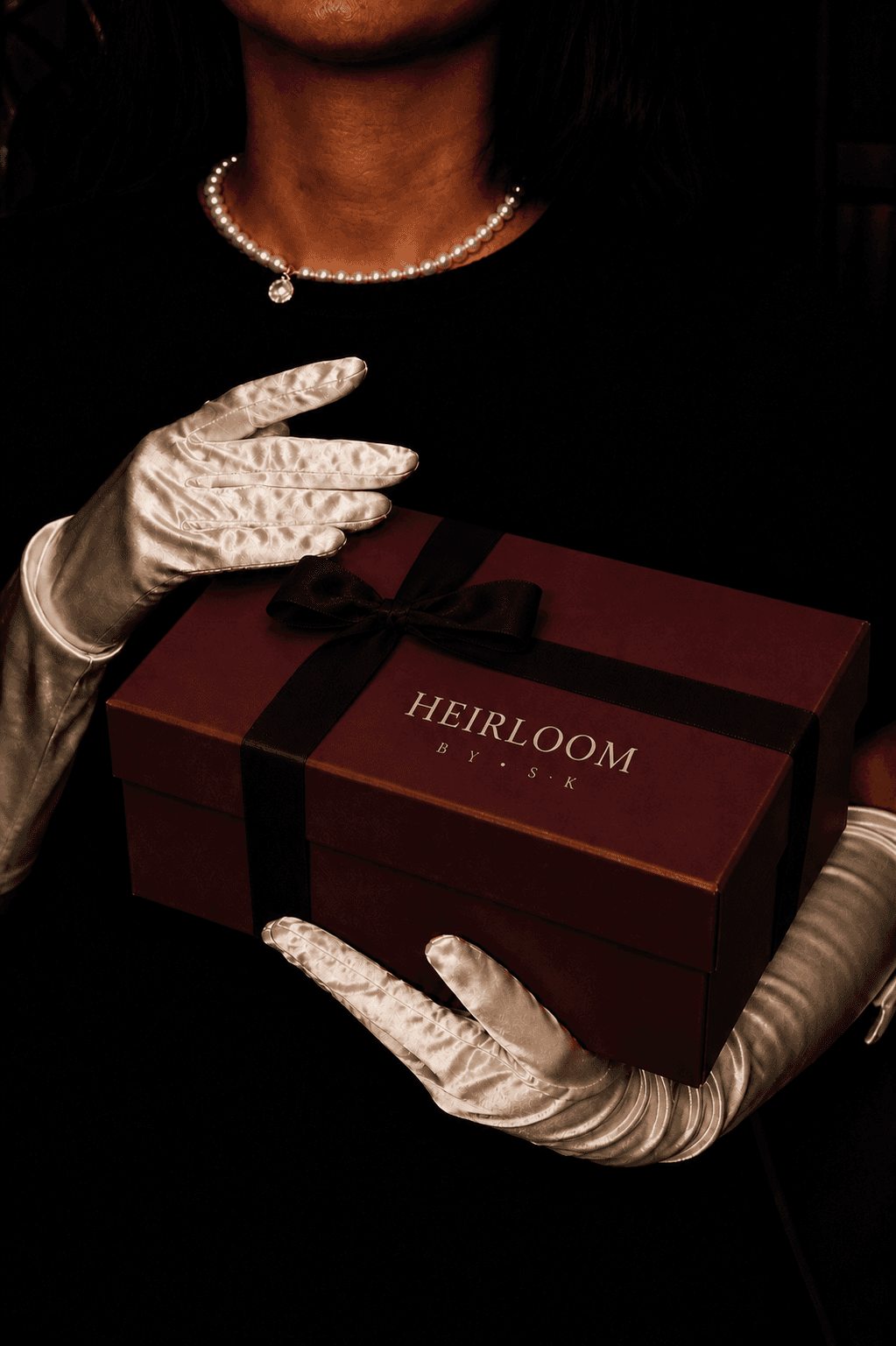 Heirloom box held in hands